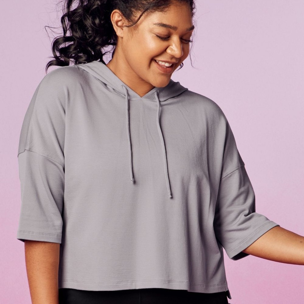 Fabletics Ashley Cropped Hoodie NWT